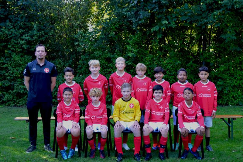BAS JO11-1 Seizoen 2025 / 2026 (foto: BAS Voetbal - Ilse Lucassen)