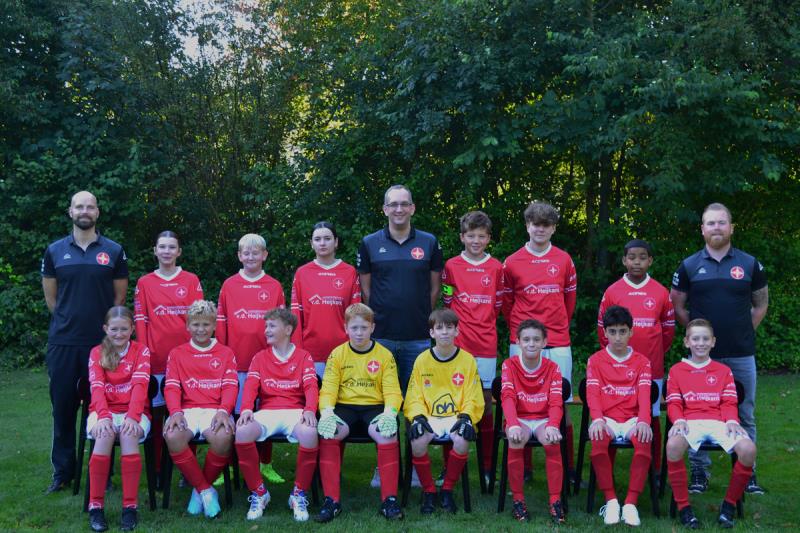 BAS JO13-1 Seizoen 2025 / 2026 (foto: BAS Voetbal - Ilse Lucassen)