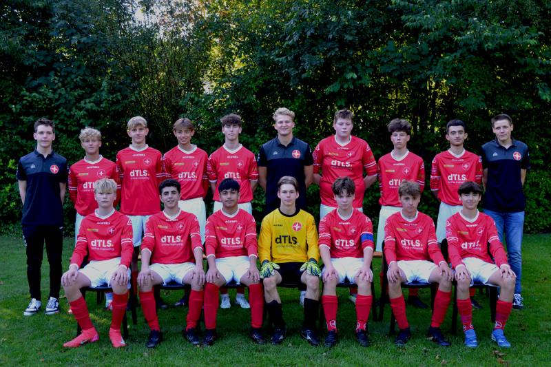 BAS JO17-1 Seizoen 2025 / 2026 (foto: BAS Voetbal - Ilse Lucassen)