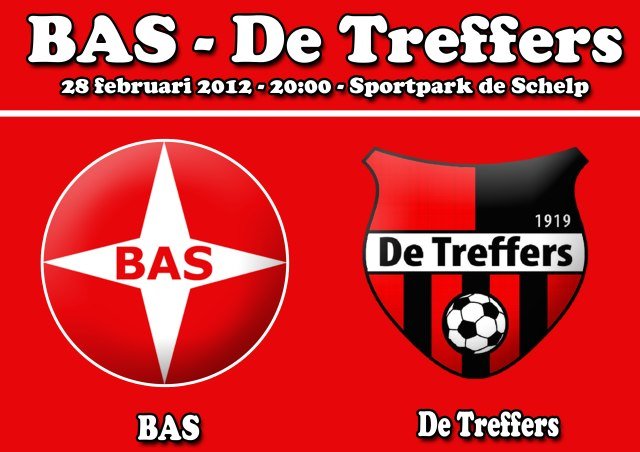 BAS ontmoet De Treffers in bekerduel