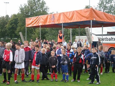 KNVB Voetbaltruuk zeer geslaagd