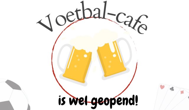 Voetbalcafé op 22 oktober geopend