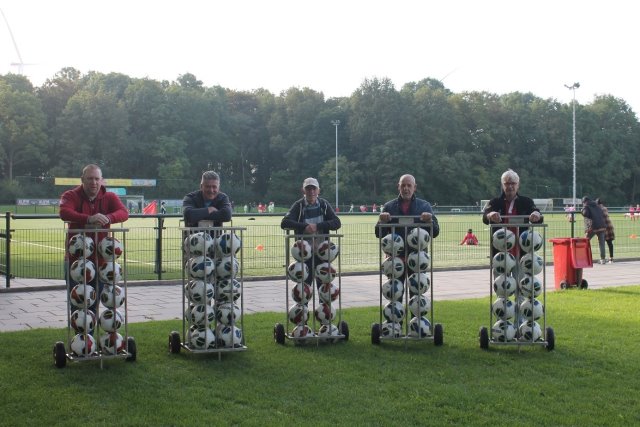 Ballenkarren volop in gebruik